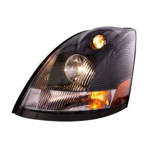 UNITED PACIFIC - 32547 - FARO NEGRO PARA VOLVO VN/VNL 2003-2017 - CONDUCTOR