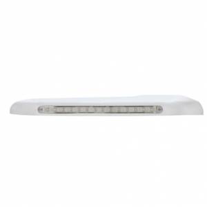 UNITED PACIFIC - UNITED PACIFIC - 32563 - TAPA GUARDABARROS DELANTERO 14 LED AMBAR PARA PETERBILT 388 (2008-2015) Y 389 (2008-2023) - LENTE TRANSPARENTE - PASAJERO - Image 2