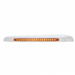 UNITED PACIFIC - UNITED PACIFIC - 32567 - TAPA GUARDABARROS DELANTERO 19 LED AMBAR PARA PETERBILT 388 (2008-2015) Y 389 (2008-2023) - LENTE AMBAR - PASAJERO - Image 2