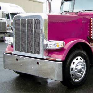 UNITED PACIFIC - UNITED PACIFIC - 32567 - TAPA GUARDABARROS DELANTERO 19 LED AMBAR PARA PETERBILT 388 (2008-2015) Y 389 (2008-2023) - LENTE AMBAR - PASAJERO - Image 4