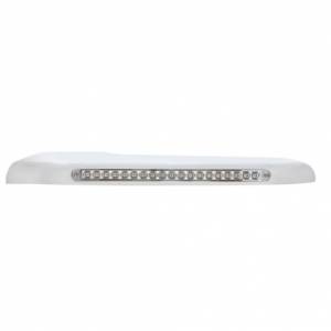 UNITED PACIFIC - UNITED PACIFIC - 32568 - CUBIERTA DE GUARDABARROS DELANTERO DE 19 LED ÁMBAR PARA PETERBILT 388 (2008-2015) Y 389 (2008-2023) - LENTE TRANSPARENTE - CONDUCTOR - Image 2