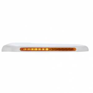 UNITED PACIFIC - UNITED PACIFIC - 32570 - CUBIERTA DE GUARDABARROS DELANTERO SECUENCIAL DE 14 LED ÁMBAR PARA PETERBILT 388 (2008-2015) Y 389 (2008-2023) - LENTE ÁMBAR - CONDUCTOR - Image 2