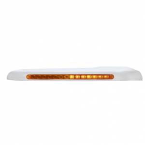 UNITED PACIFIC - UNITED PACIFIC - 32571 - CUBIERTA DE GUARDABARROS DELANTERO SECUENCIAL DE 14 LED ÁMBAR PARA PETERBILT 388 (2008-2015) Y 389 (2008-2023) - LENTE ÁMBAR - PASAJERO - Image 2