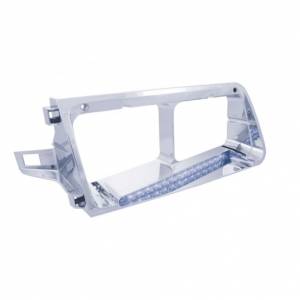 UNITED PACIFIC - UNITED PACIFIC - 32580 - BISEL DE FARO DE 14 LED PARA FREIGHTLINER FLD 1989-2009 - CONDUCTOR - LED AZUL/LENTE TRANSPARENTE - Image 2