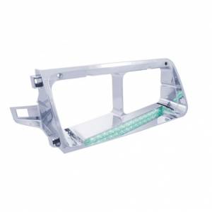 UNITED PACIFIC - UNITED PACIFIC - 32581 - BISEL DE FARO DE 14 LED PARA FREIGHTLINER FLD 1989-2009 - CONDUCTOR - LED VERDE/LENTE TRANSPARENTE - Image 2
