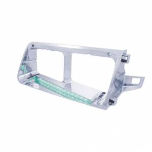 UNITED PACIFIC - UNITED PACIFIC - 32585 - BISEL DE FARO DE 14 LED PARA FREIGHTLINER FLD 1989-2009 - PASAJERO - LED VERDE/LENTE TRANSPARENTE - Image 2