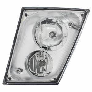 UNITED PACIFIC - 32590 - CONJUNTO DE LUCES ANTINIEBLA/CONDUCCIÓN CROMADAS PARA VOLVO VN/VNL 2003-2017 - CONDUCTOR