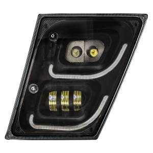 UNITED PACIFIC - UNITED PACIFIC - 32596 - LUZ ANTINIEBLA LED BLACKOUT DE ALTA POTENCIA CON LED DRL Y LUZ DE POSICIÓN PARA VOLVO VN/VNL 2003-2017 - CONDUCTOR - Image 2