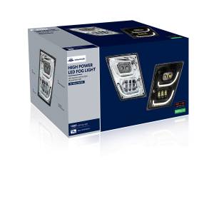 UNITED PACIFIC - UNITED PACIFIC - 32597 - LUZ ANTINIEBLA LED BLACKOUT DE ALTA POTENCIA CON LED DRL Y LUZ DE POSICIÓN PARA VOLVO VN/VNL 2003-2017 - PASAJERO - Image 3