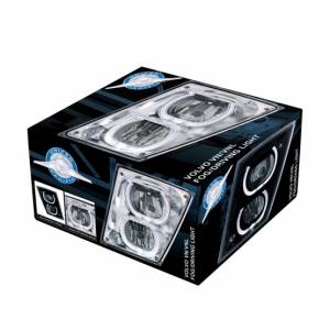 UNITED PACIFIC - UNITED PACIFIC - 32648 - LUZ ANTINIEBLA/CONDUCCIÓN CROMADA CON BARRA DE LUZ LED BLANCA PARA VOLVO VN/VNL 2003-2017 - CONDUCTOR - Image 3