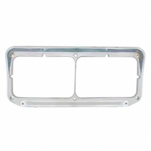 UNITED PACIFIC - UNITED PACIFIC - 32701 - BISEL DE FARO DOBLE RECTANGULAR DE 24 LED CON VISERA Y LUZ GLOLIGHT - LED ÁMBAR/LENTE TRANSPARENTE - Image 4