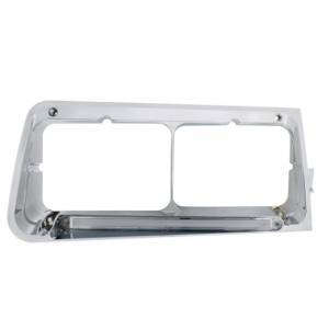UNITED PACIFIC - UNITED PACIFIC - 32705 - BISEL DE FARO DE 24 LED CON LUZ GLOLIGHT PARA FREIGHTLINER FLD 1989-2009 - PASAJERO - LENTE TRANSPARENTE - Image 2