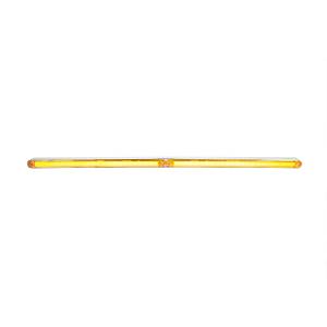 UNITED PACIFIC - 32714 - BARRA GLOLIGHT DUAL DE 24 LED DE DOBLE FUNCIÓN DE 12" CON BISEL - LED ÁMBAR/LENTE ÁMBAR