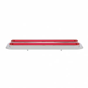UNITED PACIFIC - UNITED PACIFIC - 32719 - BARRA DE LUCES GLOLIGHT DUAL DE 24 LED DE DOBLE FUNCIÓN DE 12" CON BISEL - LED ROJO/LENTE ROJA - Image 3