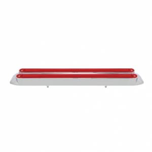 UNITED PACIFIC - UNITED PACIFIC - 32719 - BARRA DE LUCES GLOLIGHT DUAL DE 24 LED DE DOBLE FUNCIÓN DE 12" CON BISEL - LED ROJO/LENTE ROJA - Image 4
