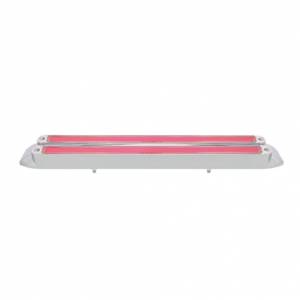 UNITED PACIFIC - UNITED PACIFIC - 32721 - BARRA DE LUCES GLOLIGHT DUAL DE 24 LED DE DOBLE FUNCIÓN DE 12" CON BISEL - LED ROJO/LENTE TRANSPARENTE - Image 3
