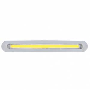 UNITED PACIFIC - 32723 - 2005+ FREIGHTLINER 24 LED GLOLIGHT BARRA DE LUCES DE ESPEJO - LED ÁMBAR/LENTE TRANSPARENTE