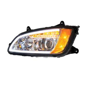 UNITED PACIFIC - UNITED PACIFIC - 32779 - FARO DE PROYECCIÓN CROMADO CON SEÑAL DE GIRO LED Y LUZ DE POSICIÓN PARA KENWORTH T660 2008-2017 - CONDUCTOR - Image 3