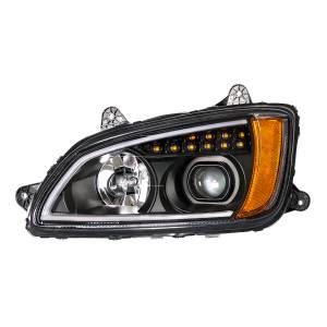 UNITED PACIFIC - UNITED PACIFIC - 32781 - FARO DE PROYECCIÓN BLACKOUT CON SEÑAL DE GIRO LED Y LUZ DE POSICIÓN PARA KENWORTH T660 2008-2017 - CONDUCTOR - Image 2