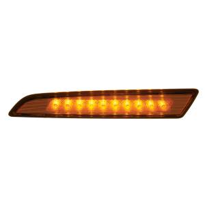 UNITED PACIFIC - 32828 - LUZ DE MARCADOR LATERAL DEL GUARDABARROS DEL CAPÓ DE 10 LED PARA VOLVO VN/VNL 2018-2024 - PASAJERO