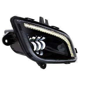 UNITED PACIFIC - UNITED PACIFIC - 32831 - LUZ ANTINIEBLA NEGRA DE 34 LED CON BARRA DE LUCES LED PARA FREIGHTLINER CASCADIA 2018-2024 - PASAJERO - Image 3