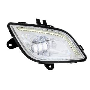 UNITED PACIFIC - 32833 - LUZ ANTINIEBLA CROMADA DE 34 LED CON BARRA DE LUCES LED PARA FREIGHTLINER CASCADIA 2018-2024 - PASAJERO