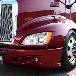 UNITED PACIFIC - UNITED PACIFIC - 32838 - FARO DE PROYECCIÓN LED COMPLETAMENTE CROMADO CON SEÑAL DE GIRO Y BARRA DE LUZ DE POSICIÓN PARA KENWORTH T660 2008-2017 - CONDUCTOR - Image 7