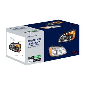 UNITED PACIFIC - UNITED PACIFIC - 32838 - FARO DE PROYECCIÓN LED COMPLETAMENTE CROMADO CON SEÑAL DE GIRO Y BARRA DE LUZ DE POSICIÓN PARA KENWORTH T660 2008-2017 - CONDUCTOR - Image 8