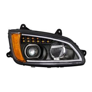 UNITED PACIFIC - UNITED PACIFIC - 32841 - FARO DE PROYECCIÓN LED COMPLETO NEGRO CON SEÑAL DE GIRO Y BARRA DE LUZ DE POSICIÓN PARA KENWORTH T660 2008-2017 - PASAJERO - Image 2