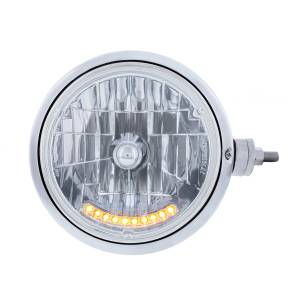 UNITED PACIFIC - 32849 - CONJUNTO DE FAROS FAROS ESTILO GUÍA SS 682-C CON LENTE DE CRISTAL Y LUZ DE POSICIÓN DE 10 LED - DERECHO (MONTAJE HORIZONTAL)