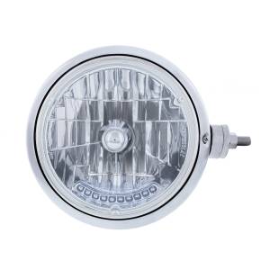 UNITED PACIFIC - UNITED PACIFIC - 32849 - CONJUNTO DE FAROS FAROS ESTILO GUÍA SS 682-C CON LENTE DE CRISTAL Y LUZ DE POSICIÓN DE 10 LED - DERECHO (MONTAJE HORIZONTAL) - Image 2