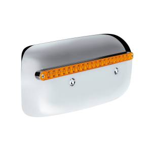 UNITED PACIFIC - UNITED PACIFIC - 32856 - CUBIERTA DE LA CARCASA DEL FARO TRASERO DE 19 LED PARA PETERBILT 389 (CONDUCTOR) 2008-2023 - LED/LENTE ÁMBAR - Image 4