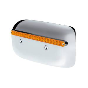 UNITED PACIFIC - UNITED PACIFIC - 32857 - CUBIERTA DE LA CARCASA DEL FARO TRASERO DE 19 LED PARA PETERBILT 389 (PASAJERO) 2008-2023 - LED ÁMBAR/LENTE - Image 4