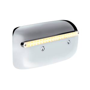 UNITED PACIFIC - UNITED PACIFIC - 32858 - CUBIERTA DE LA CARCASA DEL FARO TRASERO DE 19 LED PARA PETERBILT 389 (CONDUCTOR) 2008-2023 - LED ÁMBAR/LENTE TRANSPARENTE - Image 3