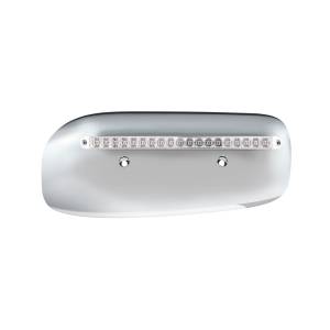 UNITED PACIFIC - UNITED PACIFIC - 32859 - CUBIERTA DE LA CARCASA DEL FARO TRASERO DE 19 LED PARA PETERBILT 389 (PASAJERO) 2008-2023 - LED ÁMBAR/LENTE TRANSPARENTE - Image 2