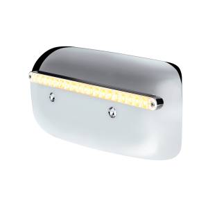 UNITED PACIFIC - UNITED PACIFIC - 32859 - CUBIERTA DE LA CARCASA DEL FARO TRASERO DE 19 LED PARA PETERBILT 389 (PASAJERO) 2008-2023 - LED ÁMBAR/LENTE TRANSPARENTE - Image 3