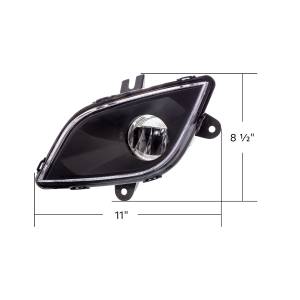 UNITED PACIFIC - UNITED PACIFIC - 32898 - LUZ ANTINIEBLA LED NEGRA DE ALTA POTENCIA PARA FREIGHTLINER CASCADIA 2018-2024 - CONDUCTOR - Image 6
