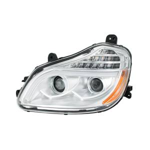 UNITED PACIFIC - UNITED PACIFIC - 32904 - FARO DE PROYECCIÓN CROMADO DE 8 LED PARA EL CONDUCTOR KENWORTH T680 2013-2021 - Image 2