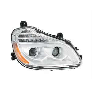 UNITED PACIFIC - UNITED PACIFIC - 32905 - FARO DE PROYECCIÓN CROMADO DE 8 LED PARA KENWORTH T680-PASSENGER 2013-2021 - Image 2