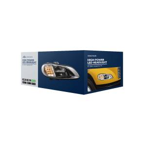 UNITED PACIFIC - UNITED PACIFIC - 32908 - FARO COMPLETAMENTE LED CROMADO DE ALTA POTENCIA PARA FREIGHTLINER M2-DRIVER 2003-2024 - Image 9