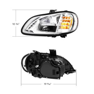 UNITED PACIFIC - UNITED PACIFIC - 32908 - FARO COMPLETAMENTE LED CROMADO DE ALTA POTENCIA PARA FREIGHTLINER M2-DRIVER 2003-2024 - Image 10