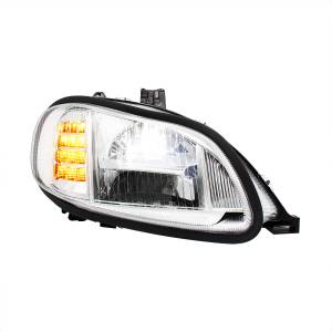 UNITED PACIFIC - 32909 - FARO COMPLETAMENTE LED CROMADO DE ALTA POTENCIA PARA FREIGHTLINER M2-PASSENGER 2003-2024
