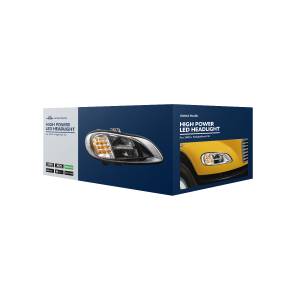 UNITED PACIFIC - UNITED PACIFIC - 32909 - FARO COMPLETAMENTE LED CROMADO DE ALTA POTENCIA PARA FREIGHTLINER M2-PASSENGER 2003-2024 - Image 9