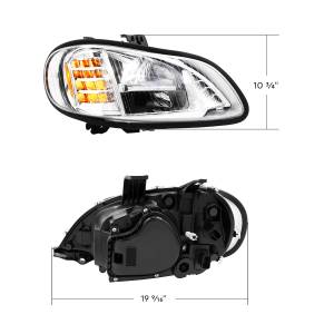 UNITED PACIFIC - UNITED PACIFIC - 32909 - FARO COMPLETAMENTE LED CROMADO DE ALTA POTENCIA PARA FREIGHTLINER M2-PASSENGER 2003-2024 - Image 10