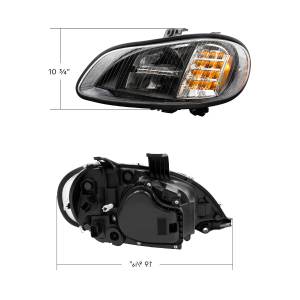 UNITED PACIFIC - UNITED PACIFIC - 32910 - FARO COMPLETAMENTE LED BLACKOUT DE ALTA POTENCIA PARA FREIGHTLINER M2-DRIVER 2003-2024 - Image 10