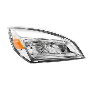 UNITED PACIFIC - 32913 - FARO LED CROMADO DE ALTA POTENCIA PARA FREIGHTLINER CASCADIA-PASSENGER 2018-2024
