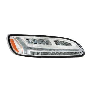 UNITED PACIFIC - UNITED PACIFIC - 32929 - FARO CROMADO DE 6 LED PARA PETERBILT 386 (2006-2016) Y 387 (2000-2011)- PASAJERO - Image 2