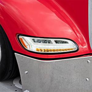 UNITED PACIFIC - UNITED PACIFIC - 32929 - FARO CROMADO DE 6 LED PARA PETERBILT 386 (2006-2016) Y 387 (2000-2011)- PASAJERO - Image 8