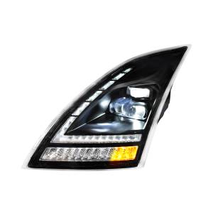UNITED PACIFIC - 32938 - FARO BLACKOUT FULL LED CON INTERMITENTE SECUENCIAL CONMUTABLE. 2018-2024 VOLVO VNL-CONDUCTOR