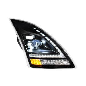 UNITED PACIFIC - 32939 - FARO BLACKOUT FULL LED CON INTERMITENTE SECUENCIAL CONMUTABLE. 2018-2024 VOLVO VNL-PASAJERO